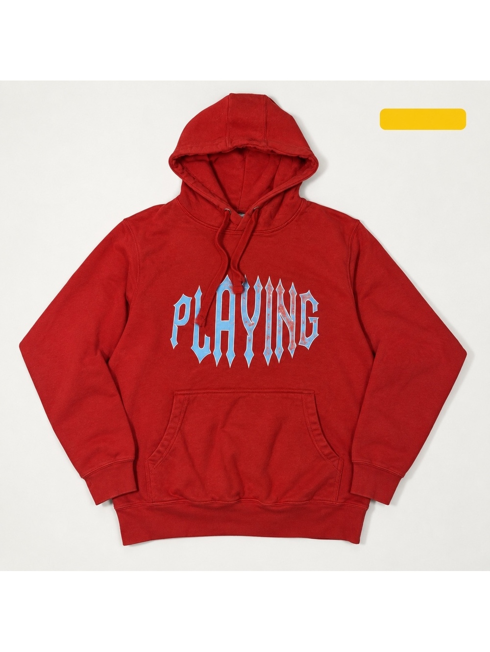 Cotton Heritage Red Graphic Hoodie Size S